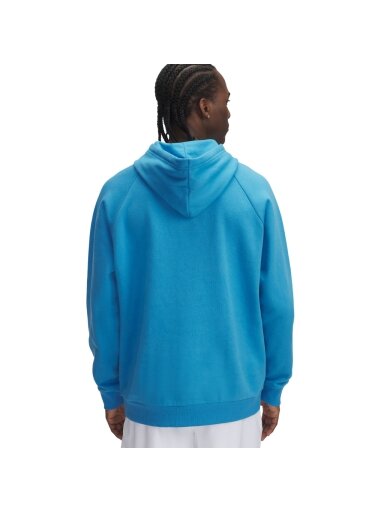 Under Armour Rival Fleece Logo HD flisinis džemperis vyrams mėlynas