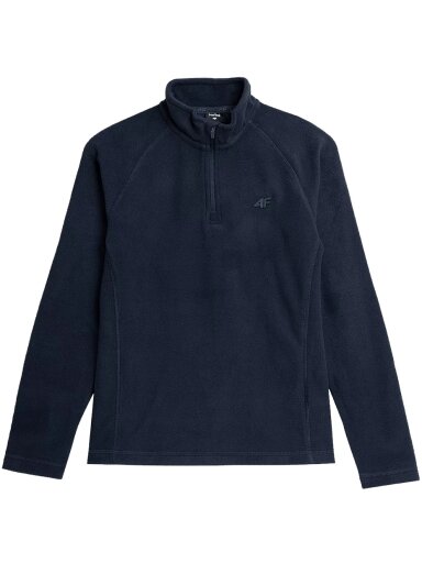 Fleece džemperis mergaitei 4F, tamsiai mėlynas HJZ21 JBIDP001 31S