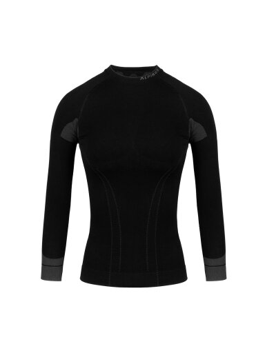 Alpinus Tactical Base Layer moteriškas termo džemperis, juodos ir pilkos spalvos GT18362
