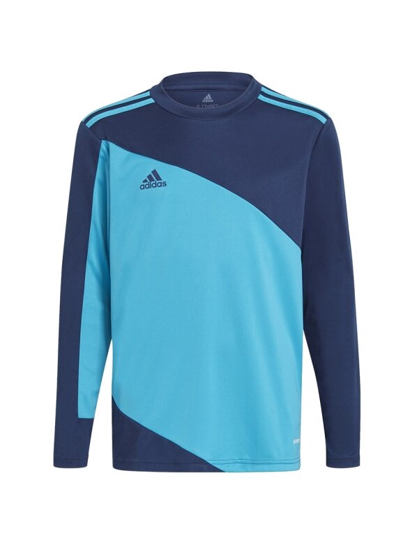 Adidas Squadra 21 Goalkepper Jersey Jaunimo vartininko džemperis vaikams, mėlynai tamsiai mėlynas GN6947 Adidas Squadra 21 Goalkepper Jersey Jaunimo vartininko džemperis vaikams, mėlynai tamsiai mėlynas GN6947