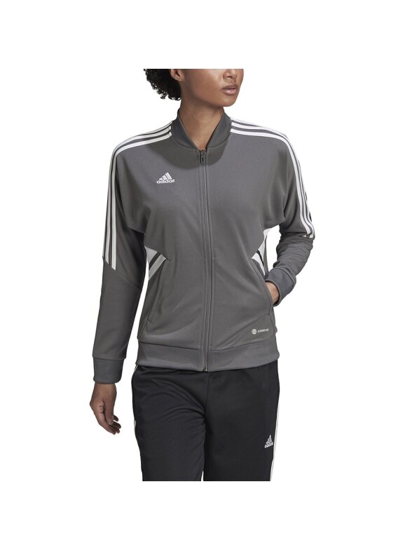 Adidas Condivo 22 Track Jacket Full Zip moteriškas džemperis pilkos ir baltos spalvos HD2280 3