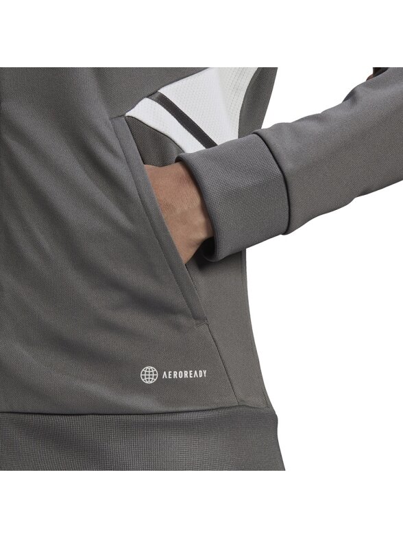 Adidas Condivo 22 Track Jacket Full Zip moteriškas džemperis pilkos ir baltos spalvos HD2280 5 Adidas Condivo 22 Track Jacket Full Zip moteriškas džemperis pilkos ir baltos spalvos HD2280 5