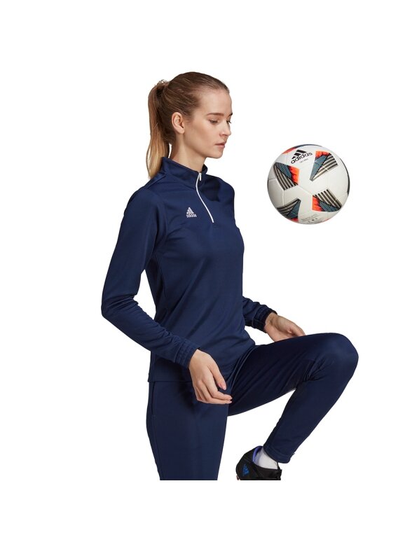 Adidas Entrada 22 Top Training moteriškas džemperis, tamsiai mėlynas H57483 3