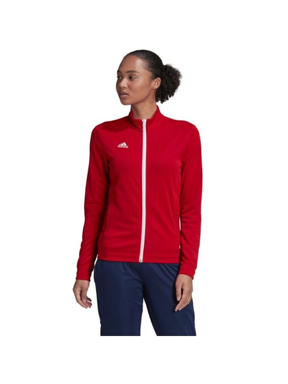 Adidas Entrada 22 Track Jacket moteriškas džemperis raudonas H57562 3