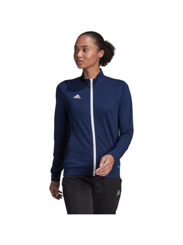 Adidas Entrada 22 Track Jacket moteriškas džemperis, tamsiai mėlynas H57528 2