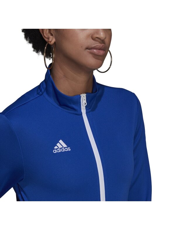 Adidas Entrada 22 Track Jacket moteriškas džemperis, mėlynas HG6293 4