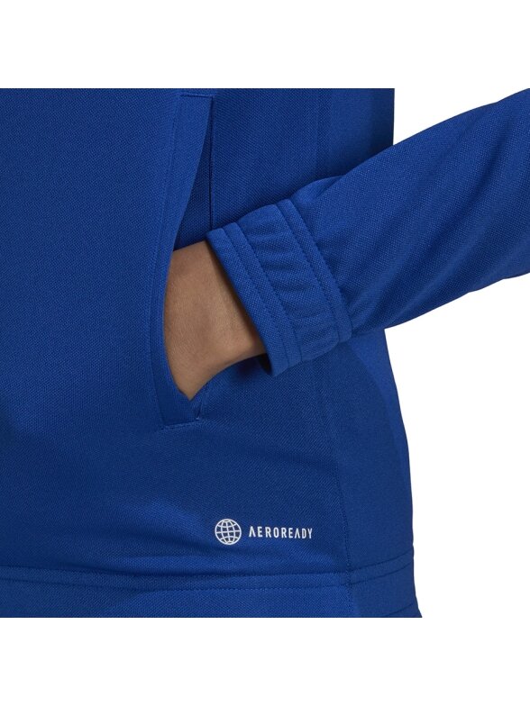 Adidas Entrada 22 Track Jacket moteriškas džemperis, mėlynas HG6293 5