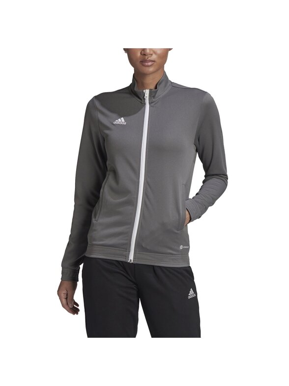 Adidas Entrada 22 Track Jacket moteriškas džemperis, pilkas H57527 3 Adidas Entrada 22 Track Jacket moteriškas džemperis, pilkas H57527 3