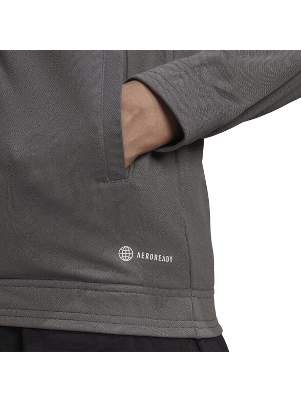 Adidas Entrada 22 Track Jacket moteriškas džemperis, pilkas H57527 5