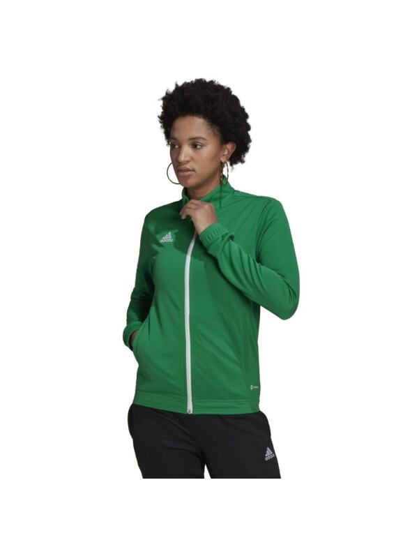 Adidas Entrada 22 Track Jacket moteriškas džemperis žalias HI2136 2 Adidas Entrada 22 Track Jacket moteriškas džemperis žalias HI2136 2