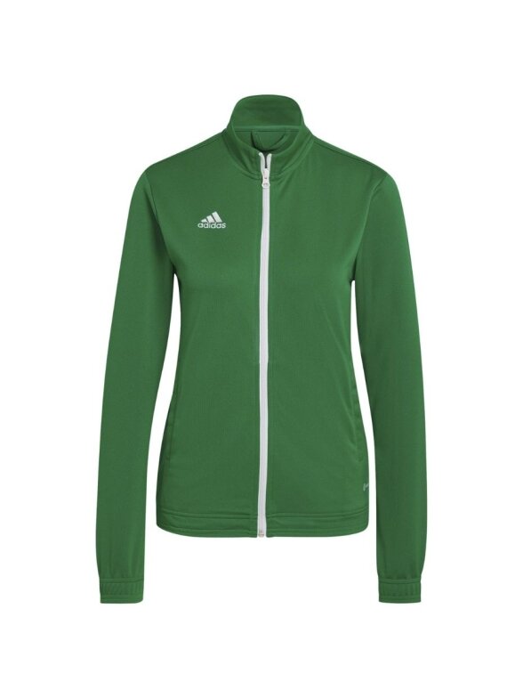 Adidas Entrada 22 Track Jacket moteriškas džemperis žalias HI2136 Adidas Entrada 22 Track Jacket moteriškas džemperis žalias HI2136