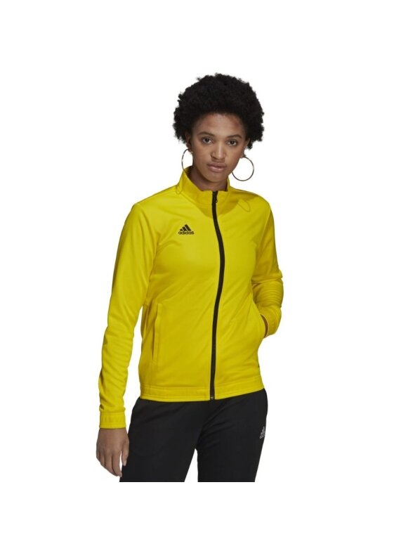 Adidas Entrada 22 Track Jacket moteriškas džemperis geltonas HI2137 1