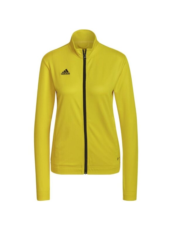 Adidas Entrada 22 Track Jacket moteriškas džemperis geltonas HI2137 Adidas Entrada 22 Track Jacket moteriškas džemperis geltonas HI2137