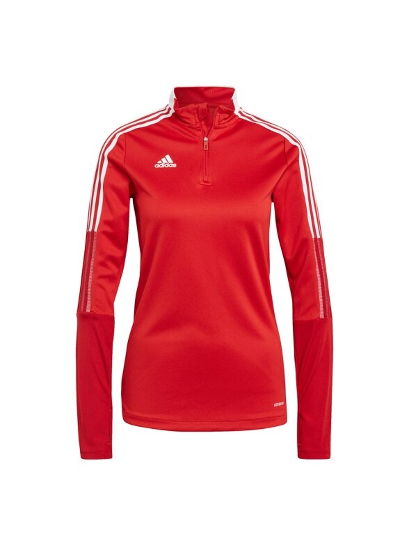 Adidas Tiro 21 Training Top moteriškas džemperis raudonas GM7317 Adidas Tiro 21 Training Top moteriškas džemperis raudonas GM7317