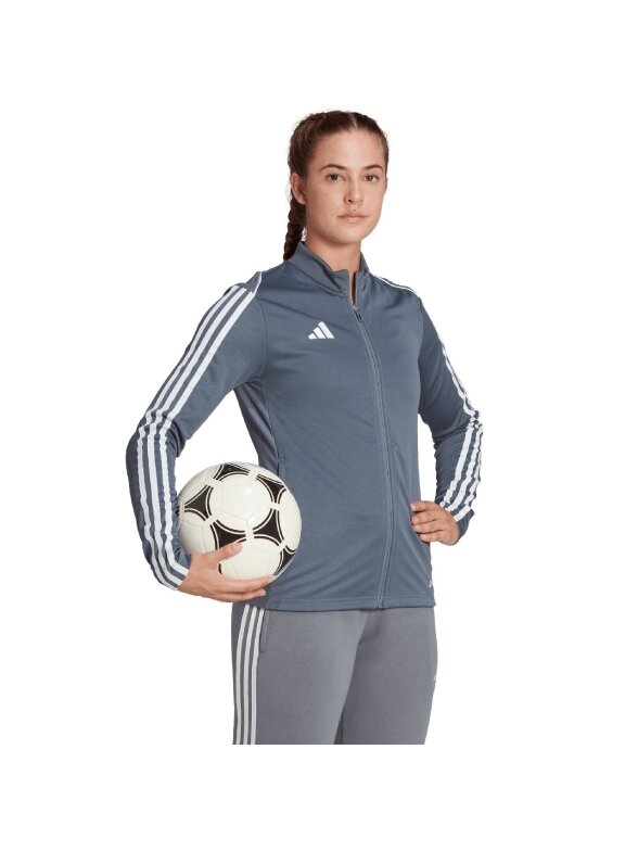Adidas Tiro 23 League Training moteriškas džemperis, pilkas HS3516 2 Adidas Tiro 23 League Training moteriškas džemperis, pilkas HS3516 2