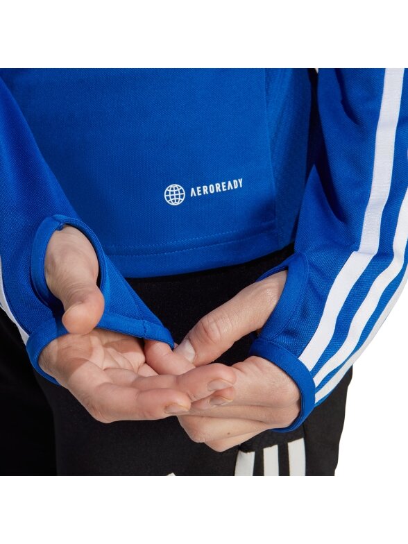 Adidas Tiro 23 League Training Top moteriškas džemperis, mėlynas HS3486 4 Adidas Tiro 23 League Training Top moteriškas džemperis, mėlynas HS3486 4