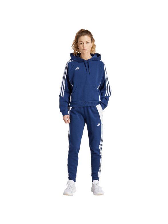 Adidas Tiro 24 Moteriški džemperiai su gobtuvu, tamsiai mėlyna IR7507 3 Adidas Tiro 24 Moteriški džemperiai su gobtuvu, tamsiai mėlyna IR7507 3