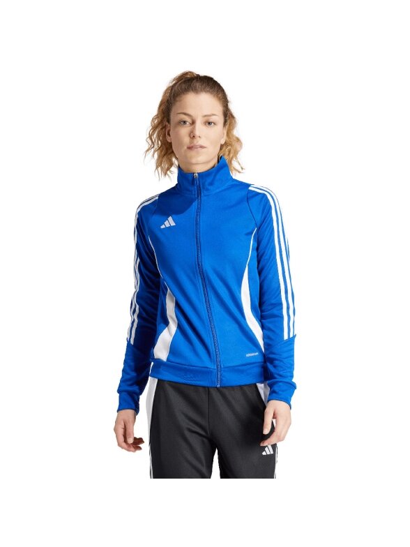 Adidas Tiro 24 Training moteriškas džemperis mėlynas IR7494 2 Adidas Tiro 24 Training moteriškas džemperis mėlynas IR7494 2