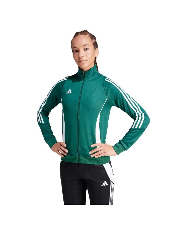Adidas Tiro 24 Training moteriškas džemperis žalias IR9499 2 Adidas Tiro 24 Training moteriškas džemperis žalias IR9499 2