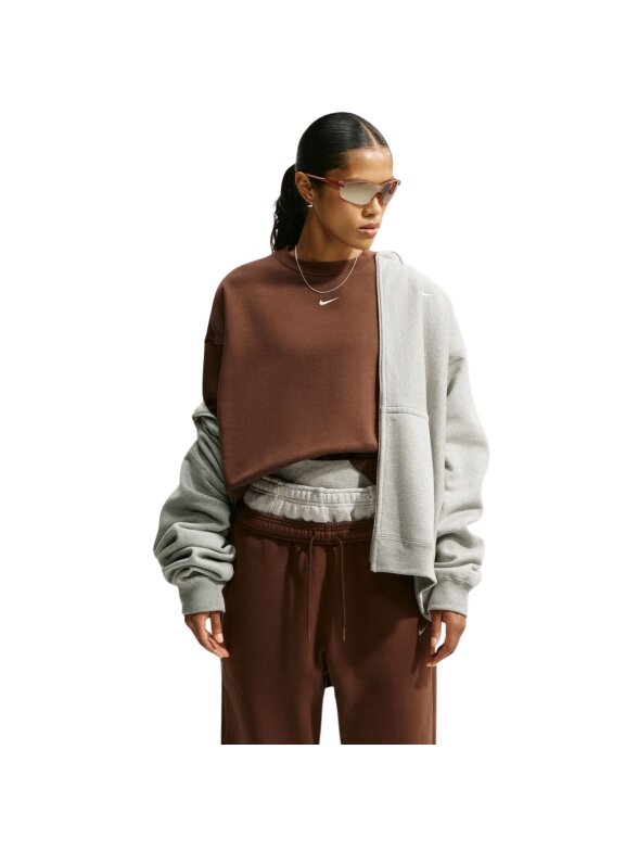 Nike Studio Fleece moteriškas megztinis rudas IM8082 259 Nike Studio Fleece moteriškas megztinis rudas IM8082 259