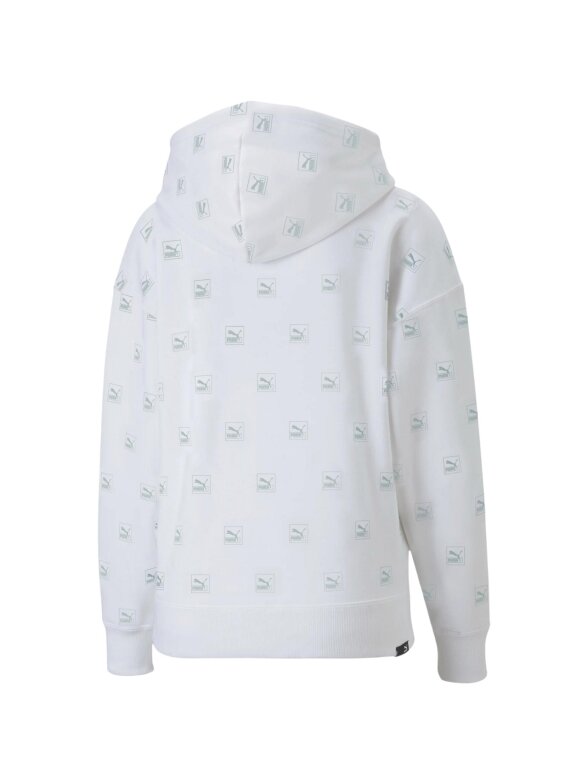 Puma Brand Love AOP Hoodie FL moteriškas džemperis baltas 535706 02 1 Puma Brand Love AOP Hoodie FL moteriškas džemperis baltas 535706 02 1
