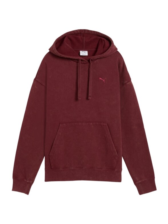 Puma ESS Relaxed Wash Hoodie bordo spalvos 688103 96 1 Puma ESS Relaxed Wash Hoodie bordo spalvos 688103 96 1