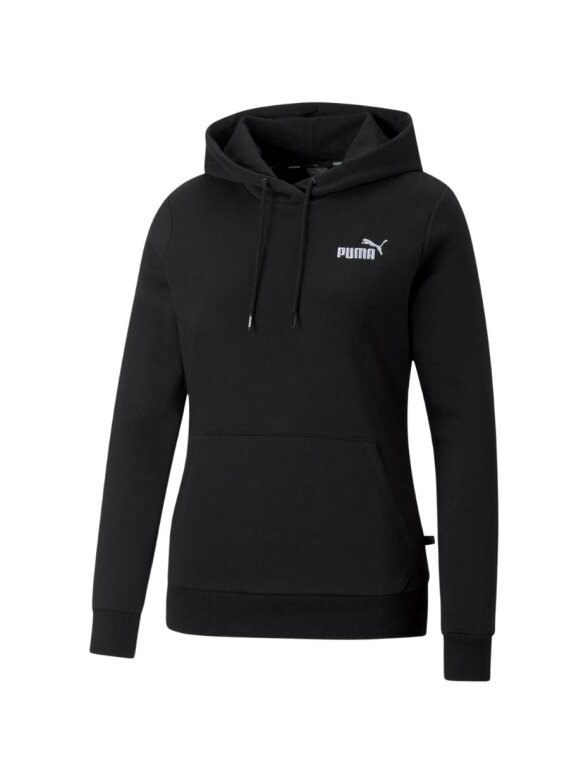 Puma ESS+ Embroidery Hoodie FL moteriškas džemperis juodas 670004 01 Puma ESS+ Embroidery Hoodie FL moteriškas džemperis juodas 670004 01