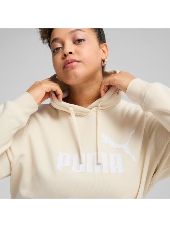 Puma ESS No.1 Logo Hoodie FL moterims, kremų spalvos 682389 87 2 Puma ESS No.1 Logo Hoodie FL moterims, kremų spalvos 682389 87 2