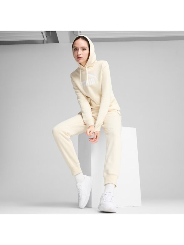 Puma ESS No.1 Logo Hoodie FL moterims, kremų spalvos 682389 87 4 Puma ESS No.1 Logo Hoodie FL moterims, kremų spalvos 682389 87 4