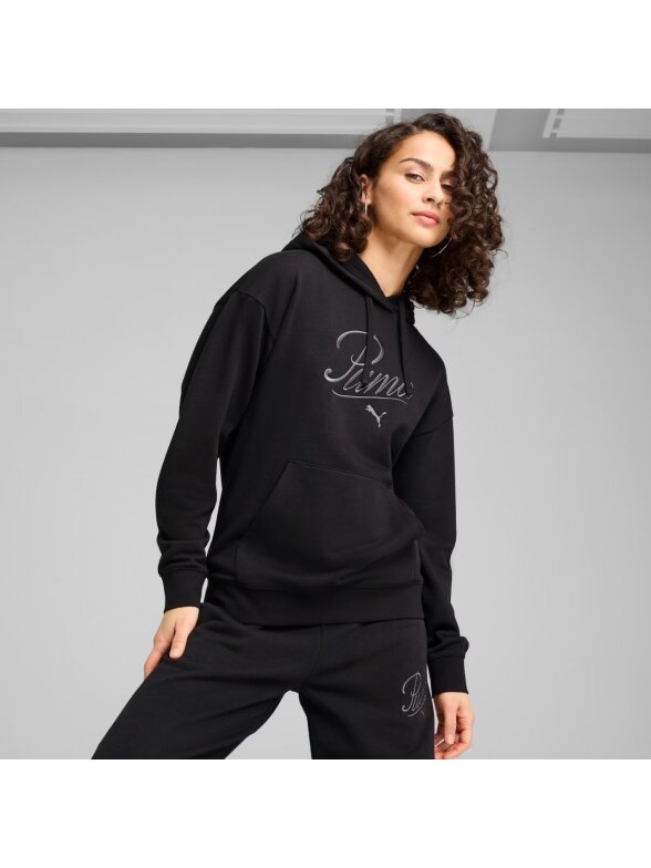 Puma Ess Script Comfort Hoodie moterims juoda 684983 01 2