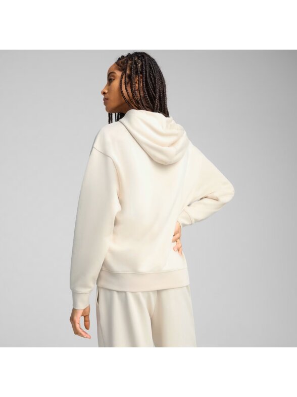 Puma Ess Script Comfort Hoodie moterims kreminio spalvos 684983 87 3