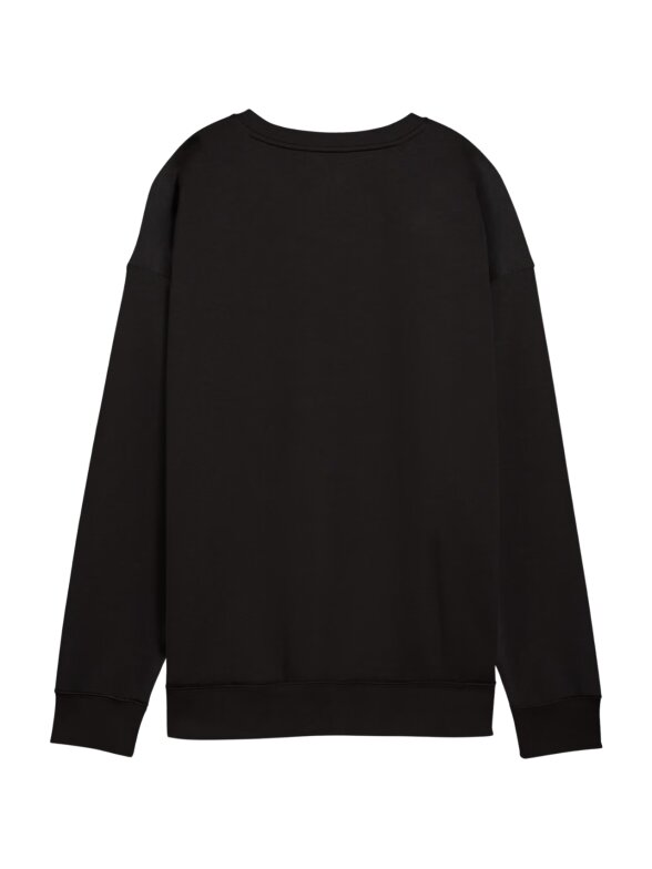 Puma moteriškas džemperis ESS Small No.1 Logo Relaxed Crew, juodas 633268 01 1