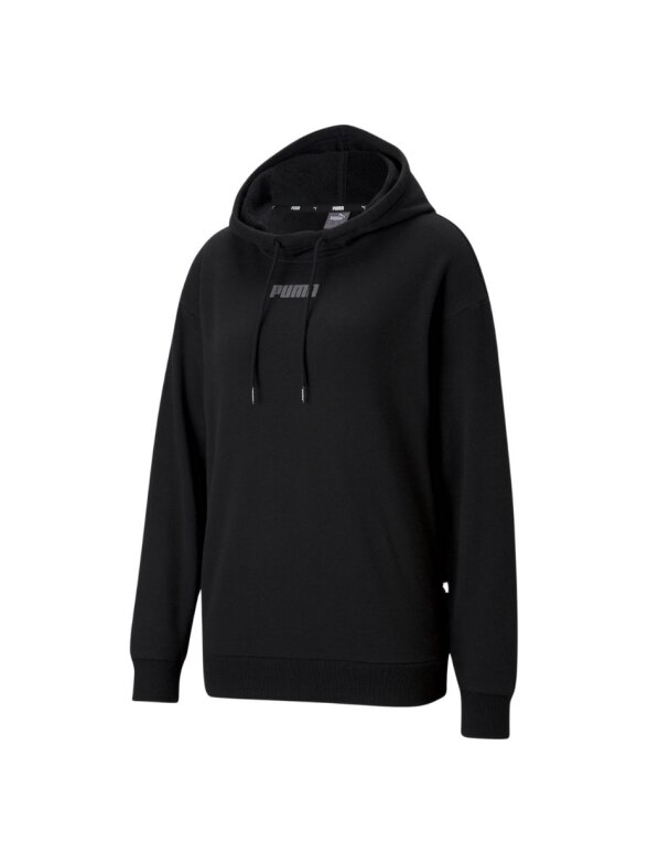 Puma Modern Basics Hoodie TR moteriškas džemperis juodas 585933 01