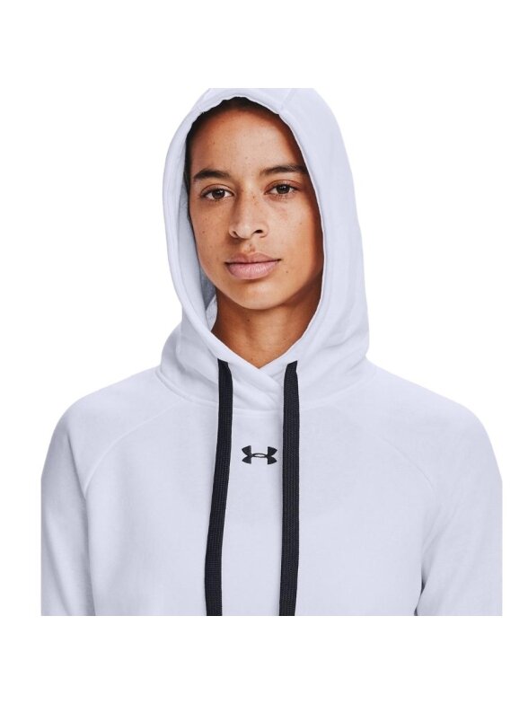 Under Armour Rival Fleece HB Hoodie moteriškas džemperis baltas 1356317 100 5 Under Armour Rival Fleece HB Hoodie moteriškas džemperis baltas 1356317 100 5
