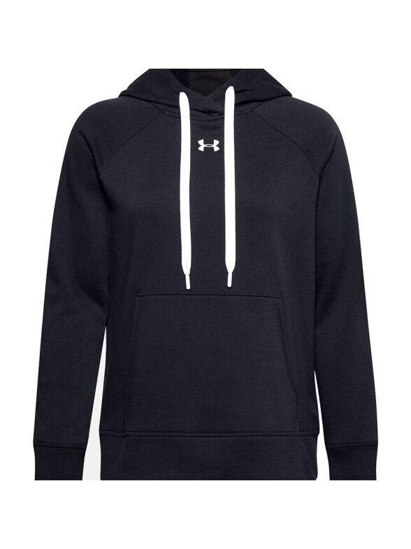 Under Armour Rival Fleece Hb Hoodie moteriškas džemperis juodas 1356317 001 Under Armour Rival Fleece Hb Hoodie moteriškas džemperis juodas 1356317 001
