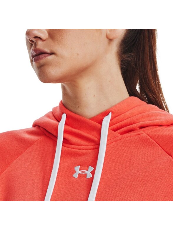 Under Armour Rival Fleece HB Hoodie moteriškas džemperis oranžinis 1356317 877 4 Under Armour Rival Fleece HB Hoodie moteriškas džemperis oranžinis 1356317 877 4