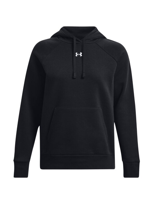 Under Armour Rival Fleece Hoodie moterims juoda 1379500 001 1 Under Armour Rival Fleece Hoodie moterims juoda 1379500 001 1