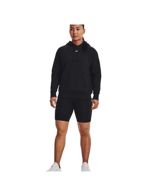 Under Armour Rival Fleece Hoodie moterims juoda 1379500 001 5 Under Armour Rival Fleece Hoodie moterims juoda 1379500 001 5