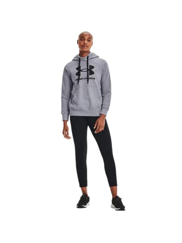 Under Armour Rival Fleece moteriškas džemperis su gobtuvu, pilkas 1356318 035 5