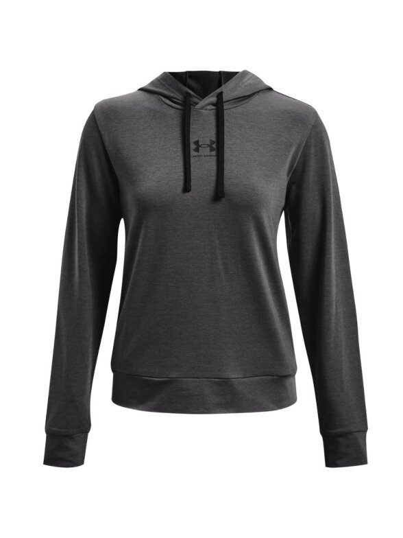 Under Armour Rival Terry Hoodie moteriškas džemperis, grafitas 1369855 010