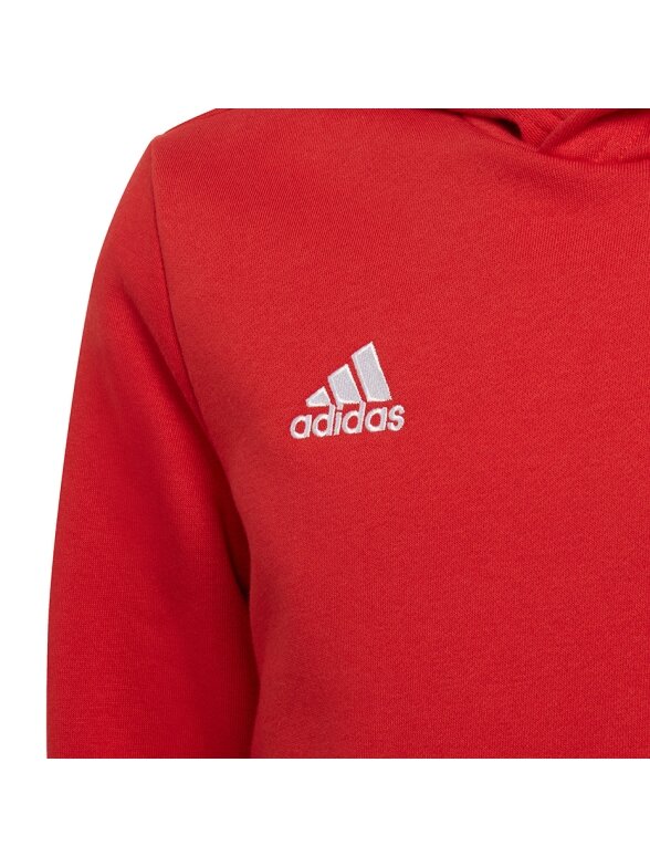 Adidas Entrada 22 Hoody vaikiškas džemperis, raudonas H57566 2