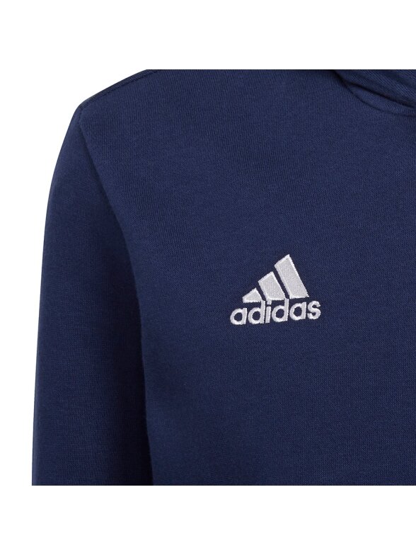 Adidas Entrada 22 Hoody vaikiški džemperiai, tamsiai mėlyni H57517 2 Adidas Entrada 22 Hoody vaikiški džemperiai, tamsiai mėlyni H57517 2