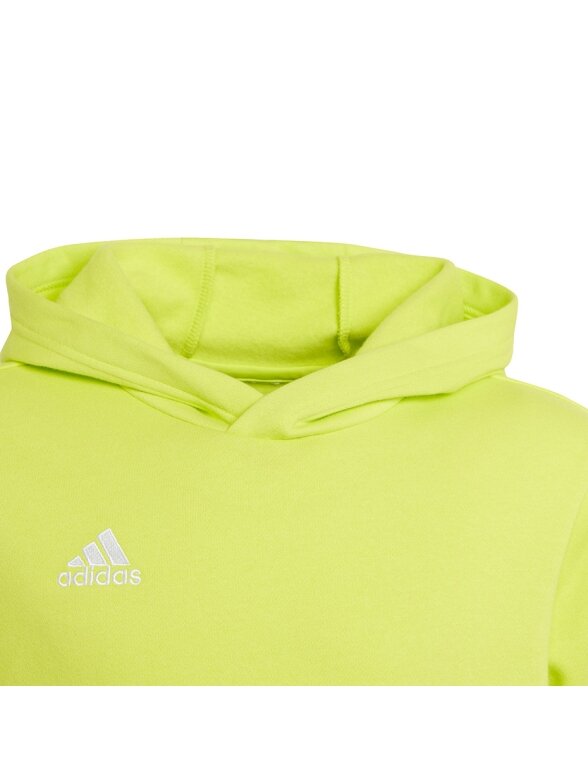Adidas Entrada 22 Hoody vaikiški džemperiai, lime HC5069 2 Adidas Entrada 22 Hoody vaikiški džemperiai, lime HC5069 2