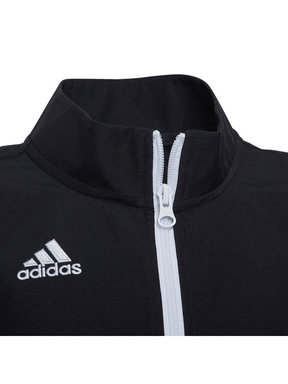 Adidas Entrada 22 Presentation Jacket vaikiškas džemperis, juodas H57532 2 Adidas Entrada 22 Presentation Jacket vaikiškas džemperis, juodas H57532 2