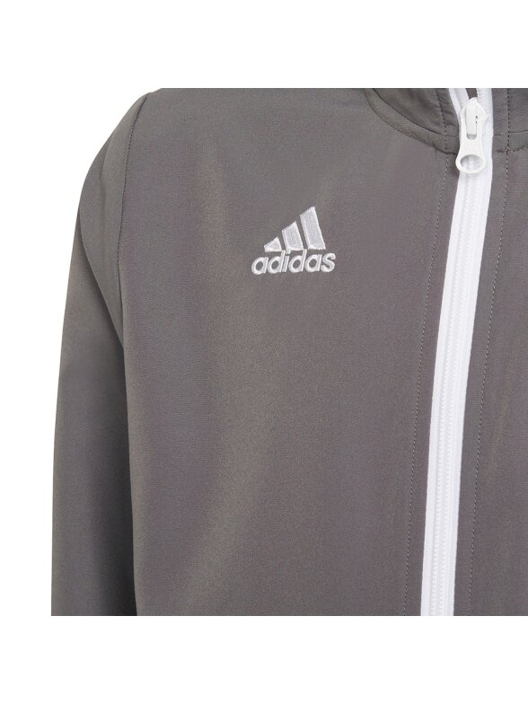 Adidas Entrada 22 Presentation Jacket vaikiški džemperiai, pilki H57539 4 Adidas Entrada 22 Presentation Jacket vaikiški džemperiai, pilki H57539 4