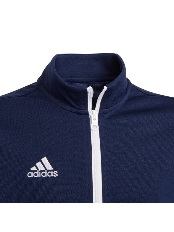 Adidas Entrada 22 Tk Jkt vaikiškas džemperis, tamsiai mėlynas H57530 2 Adidas Entrada 22 Tk Jkt vaikiškas džemperis, tamsiai mėlynas H57530 2