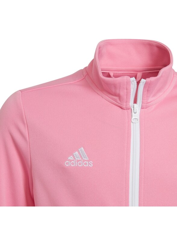 Adidas Entrada 22 bėgimo striukė vaikams, rožinė HC5035 2 Adidas Entrada 22 bėgimo striukė vaikams, rožinė HC5035 2