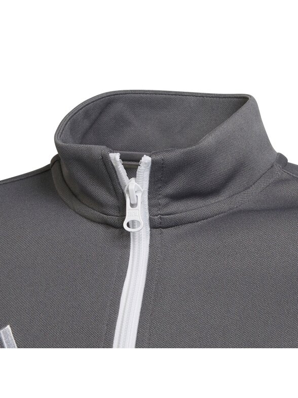 Adidas Entrada 22 Track Jacket vaikiškas džemperis, pilkas H57521 2 Adidas Entrada 22 Track Jacket vaikiškas džemperis, pilkas H57521 2