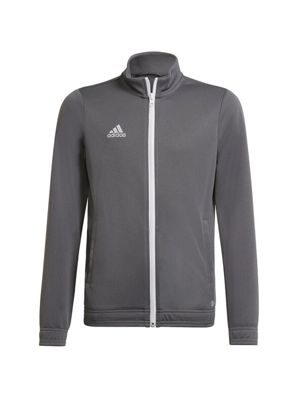 Adidas Entrada 22 Track Jacket vaikiškas džemperis, pilkas H57521 Adidas Entrada 22 Track Jacket vaikiškas džemperis, pilkas H57521