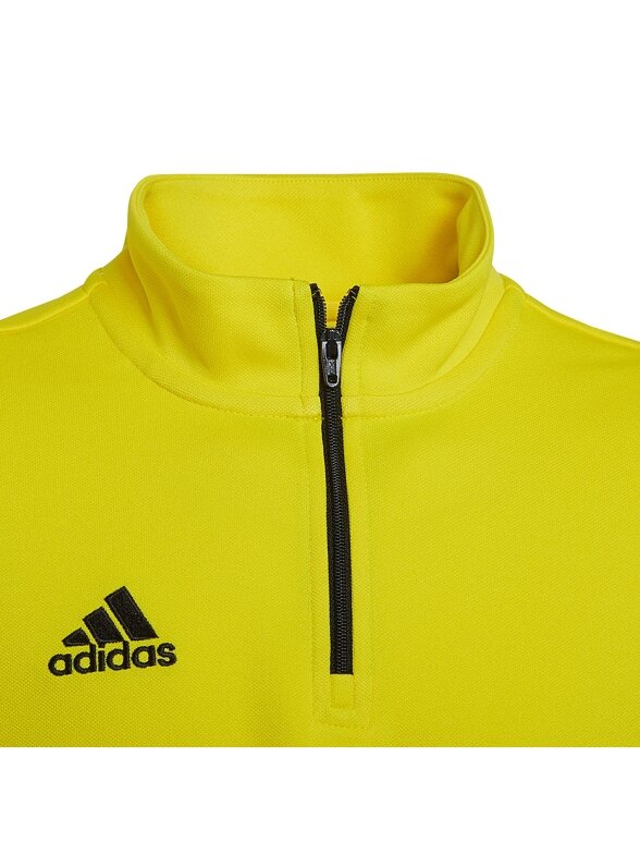 Adidas Entrada 22 Training Top vaikiški džemperiai, geltoni HI2133 2 Adidas Entrada 22 Training Top vaikiški džemperiai, geltoni HI2133 2
